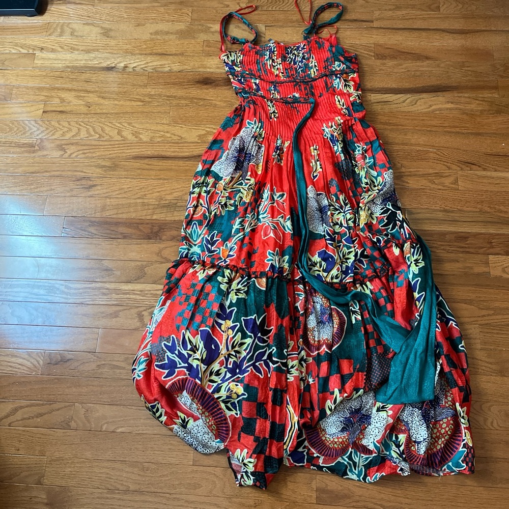 Vibrant Floral Maxi Dress